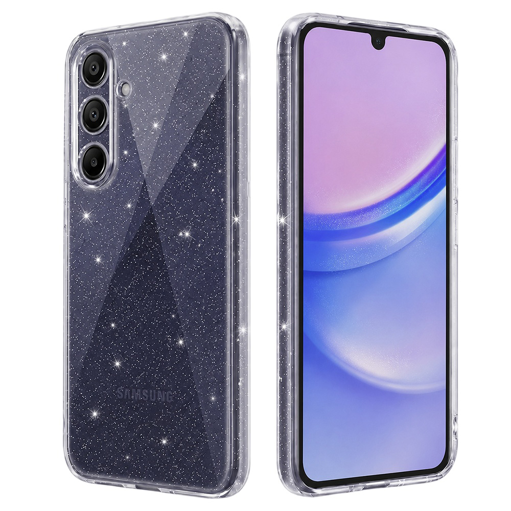 Techsuit SparkleSkin Samsung Galaxy A15 4G A15 5G Clear