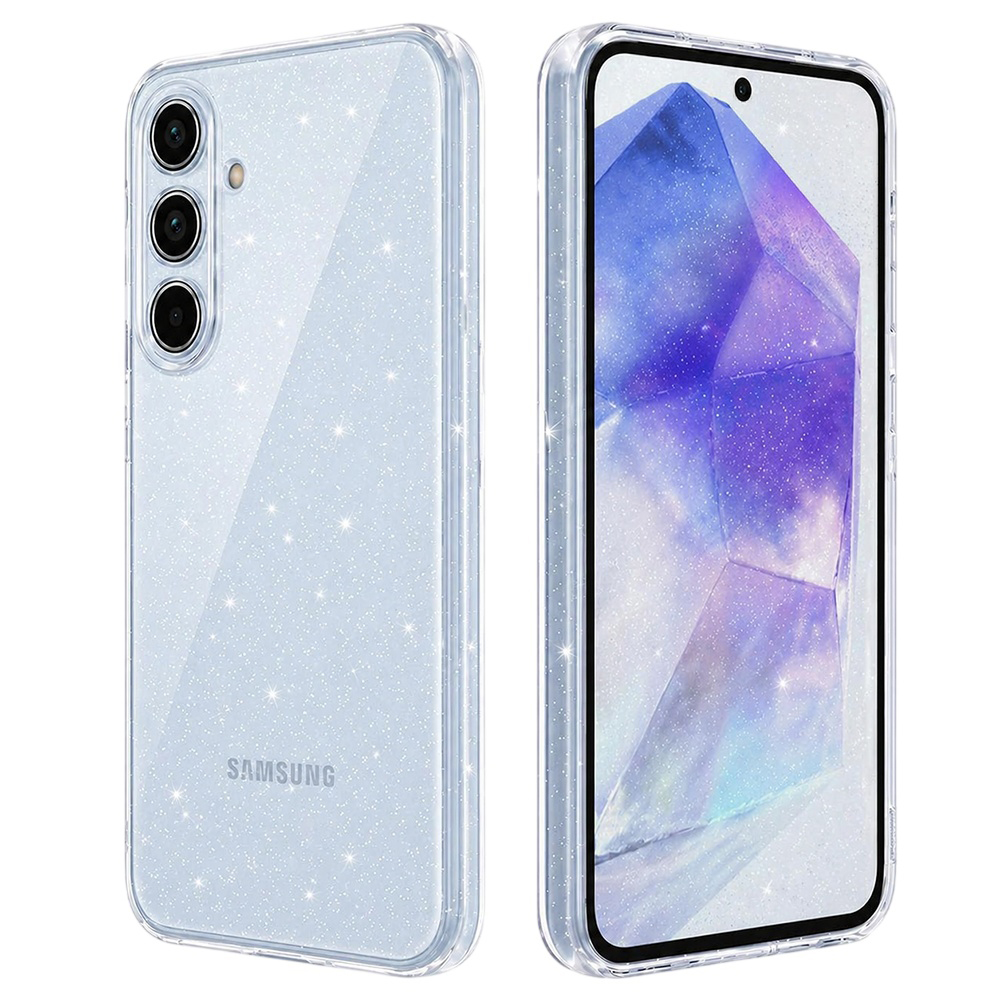 Techsuit SparkleSkin Series Samsung Galaxy A55 5G Clear