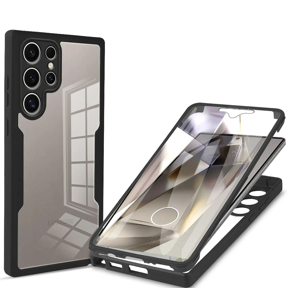 Techsuit ColorVerse 360 Series Screen Protector Samsung Galaxy S24 Ultra Black