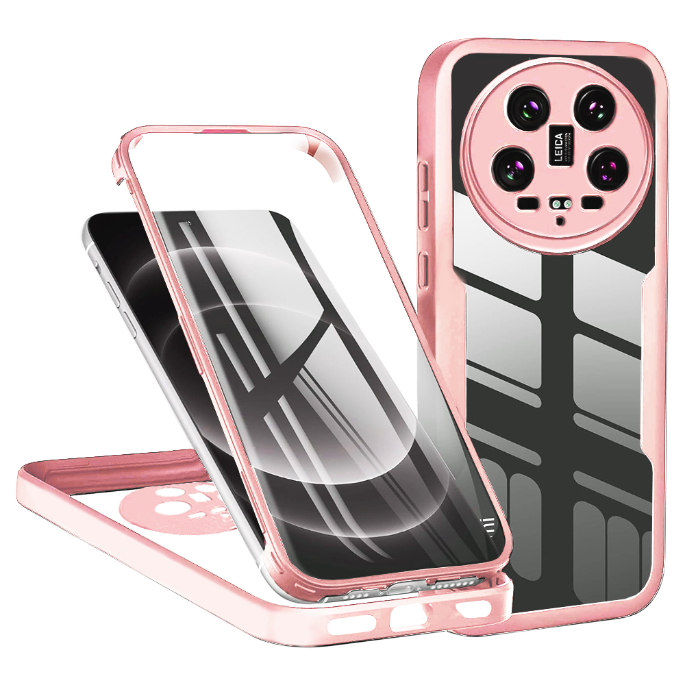 Techsuit ColorVerse 360 Series Screen Protector Xiaomi 14 Ultra Pink
