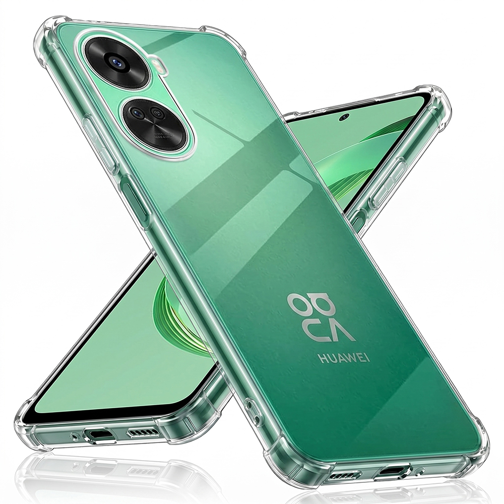 Techsuit Shockproof Clear Silicone pro Huawei nova 11 SE 12 SE Clear
