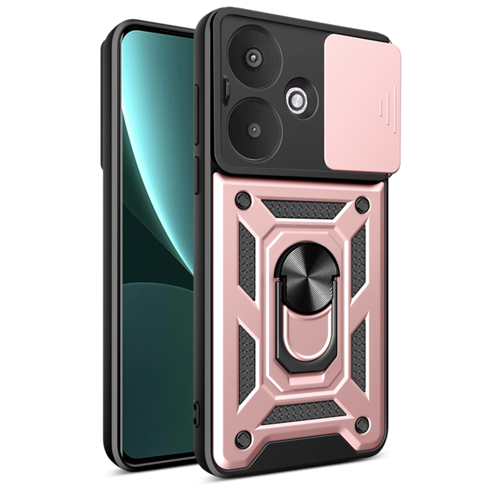 Techsuit CamShield Series Xiaomi Redmi 13C 5G Rose Gold