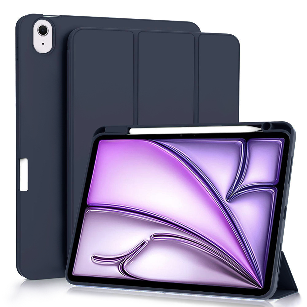 Techsuit Flex Trifold s držák Pencil iPad Air 11 DarkBlue