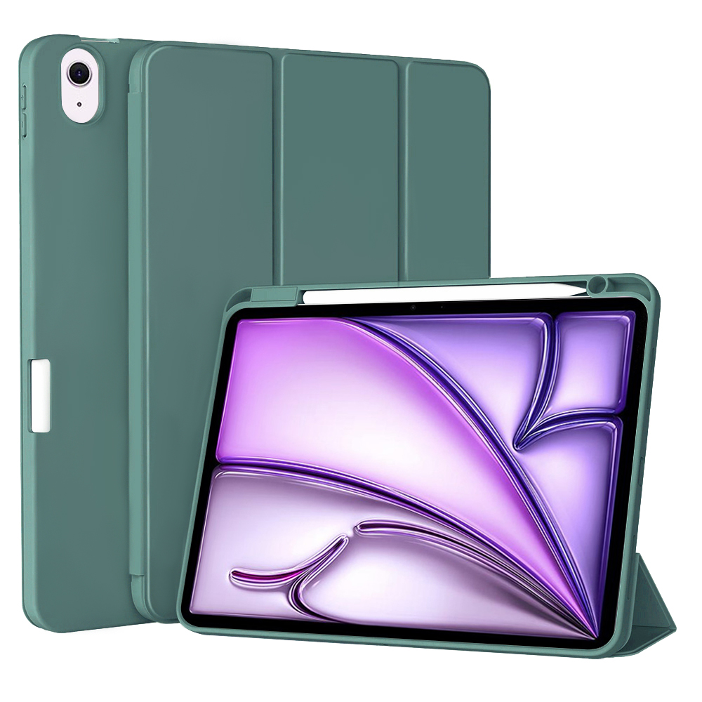 Techsuit Flex Trifold s držákem Pencil iPad Air 11 Zelená