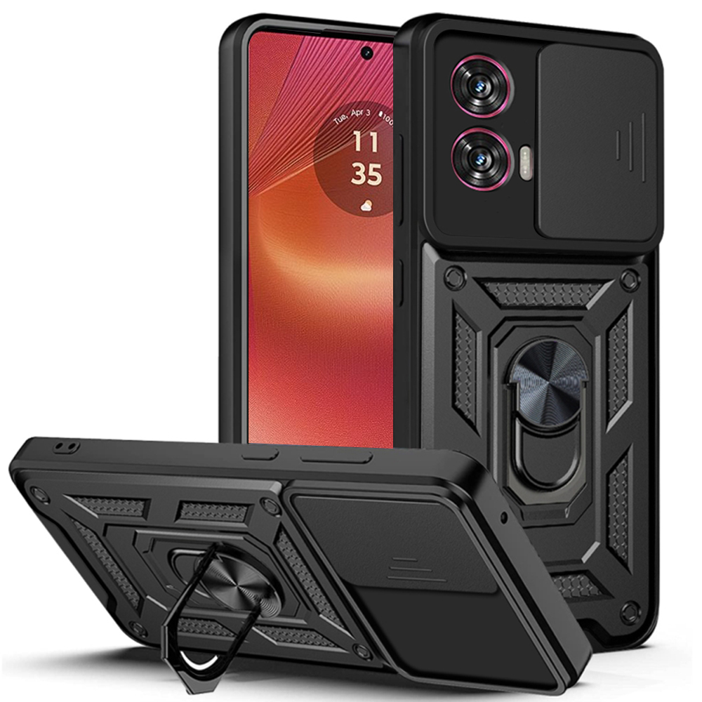 Techsuit CamShield Motorola Edge 50 Fusion pouzdro Black