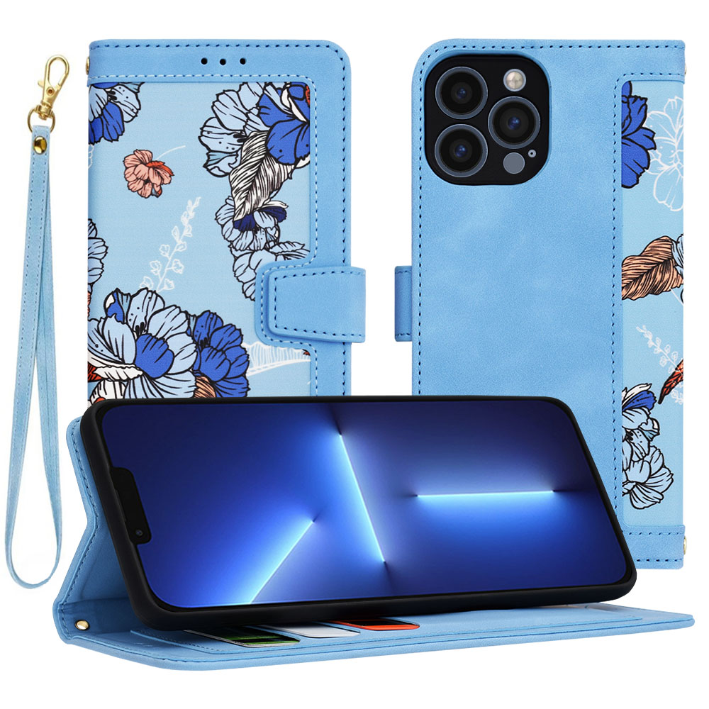 Techsuit FlipCraft iPhone 13 Pro Max Vibrant Blue