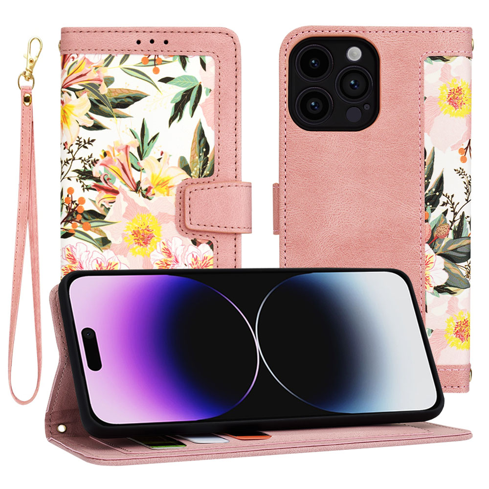 Techsuit FlipCraft iPhone 14 Pro Max Sweetheart Pink