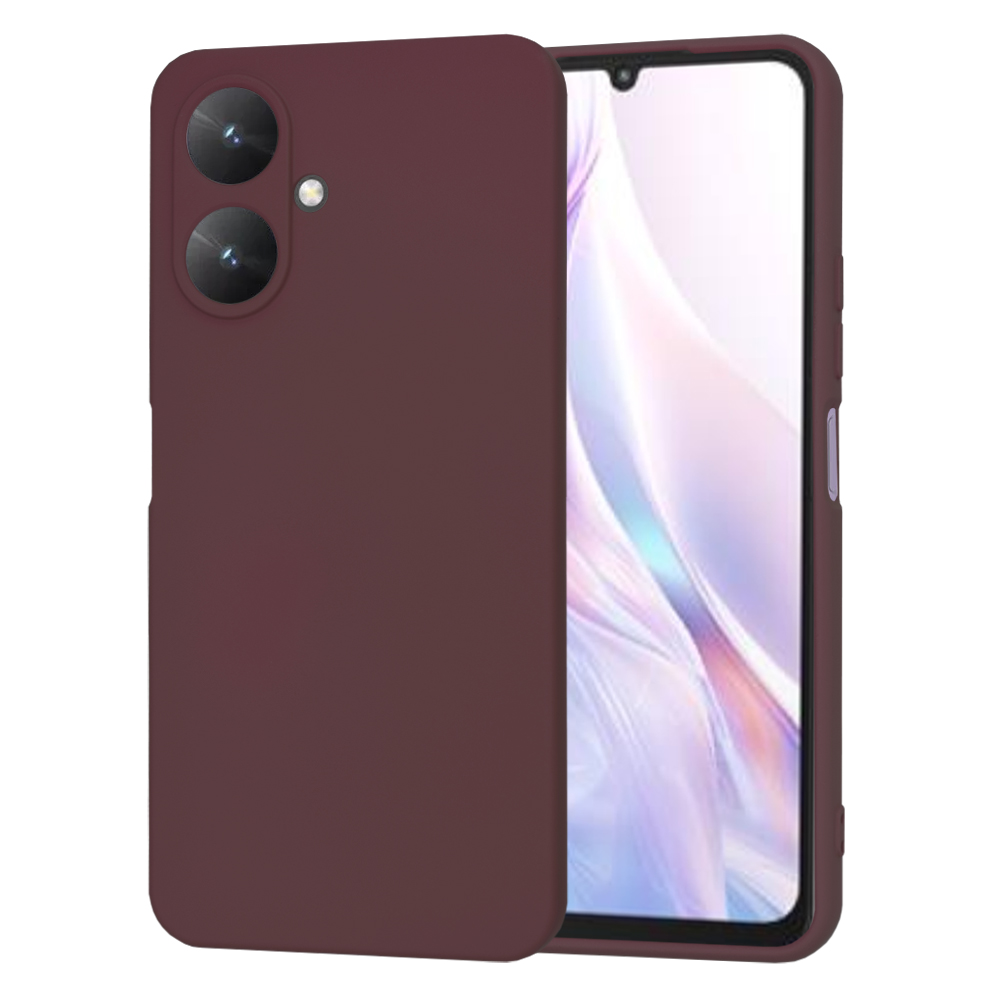 Techsuit SoftFlex Xiaomi Redmi 13C 5G Švestková červená