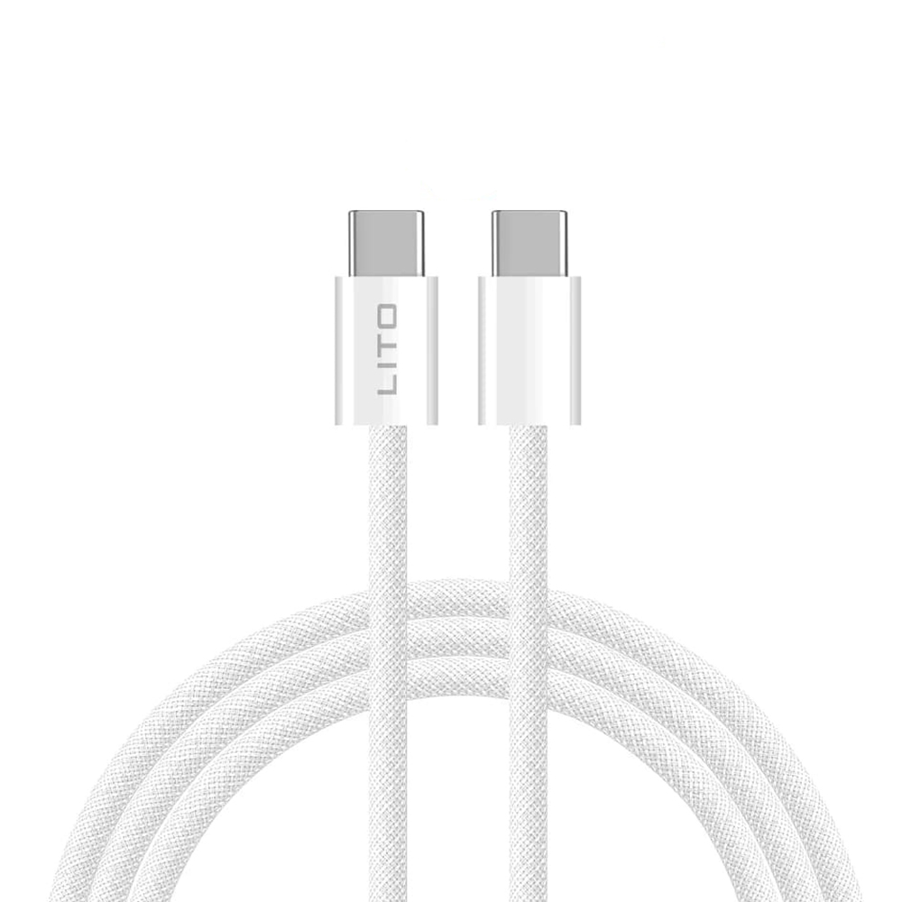 Lito Kabel (LD04CC) Type-C Type-C PD60W 1m Bílý