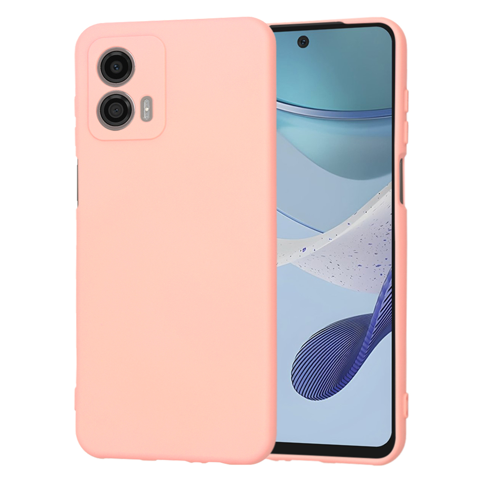 Techsuit SoftFlex pouzdro Motorola Moto G53 světle růžové