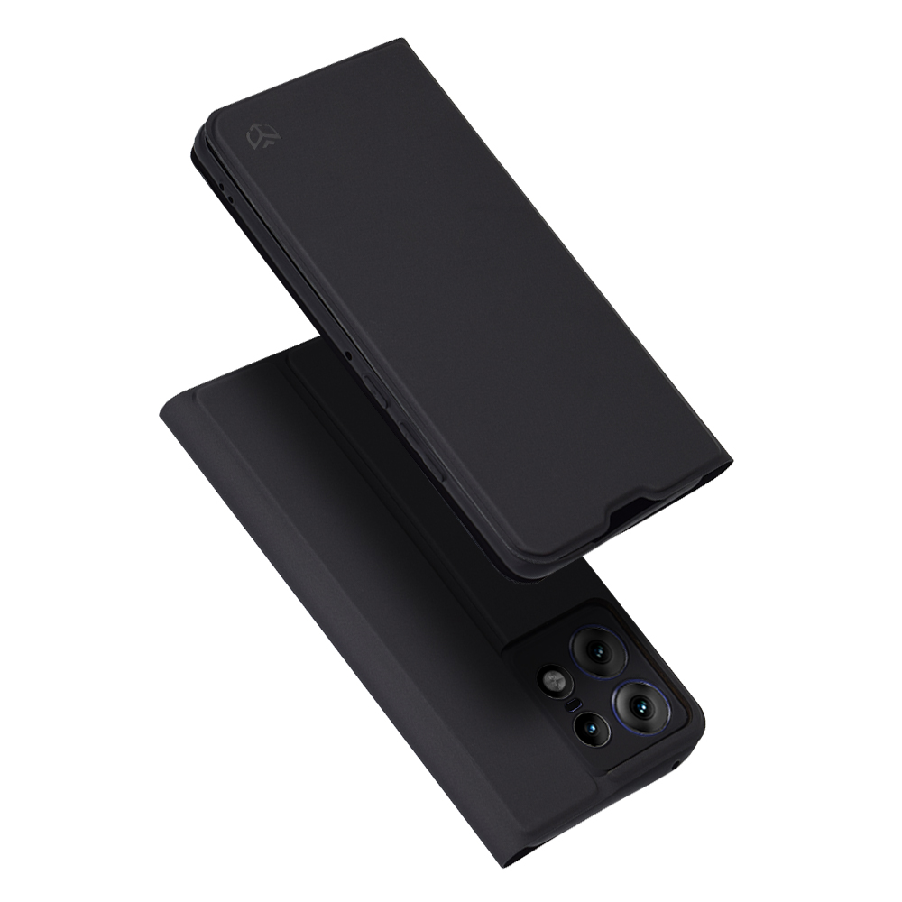 Techsuit Magskin Knížkové pouzdro Motorola Edge 50 Pro Černá