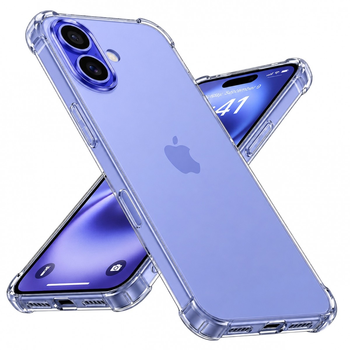 Techsuit Nárazuvzdorný Průhledný Silikonový Kryt iPhone 16