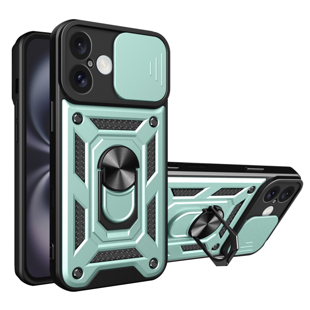 Techsuit řada CamShield iPhone 16 Zelený