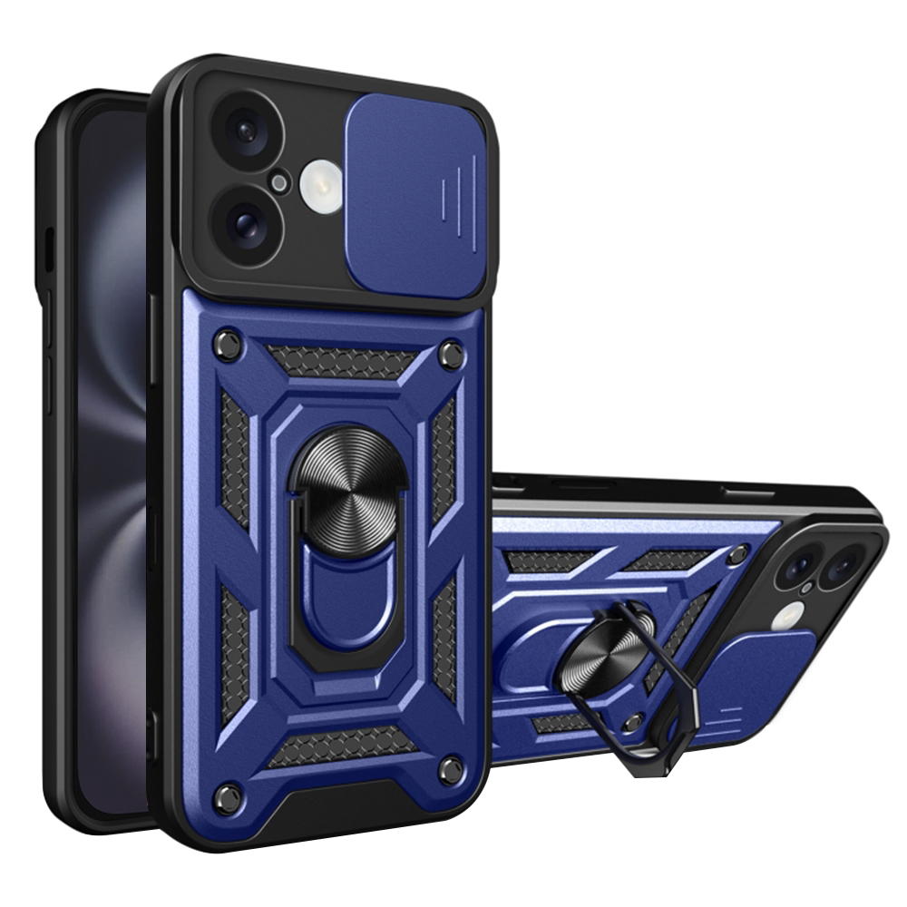 Techsuit řada CamShield iPhone 16 Plus modrý