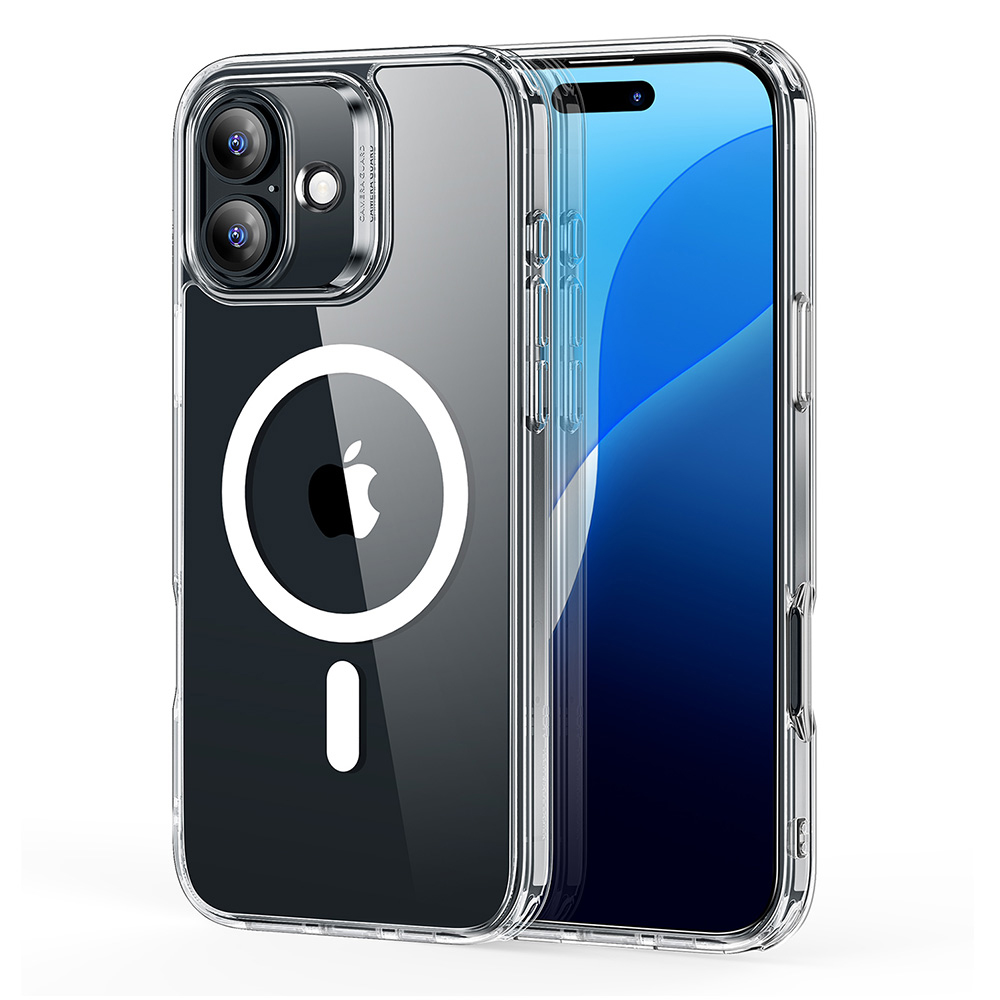 ESR Klasický Hybridní HaloLock iPhone 16 Průhledný