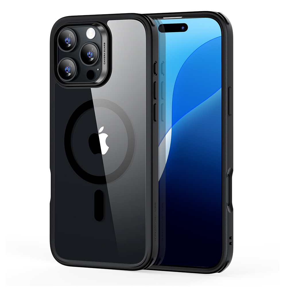 ESR Classic Hybrid HaloLock iPhone 16 Pro Max Clear Black