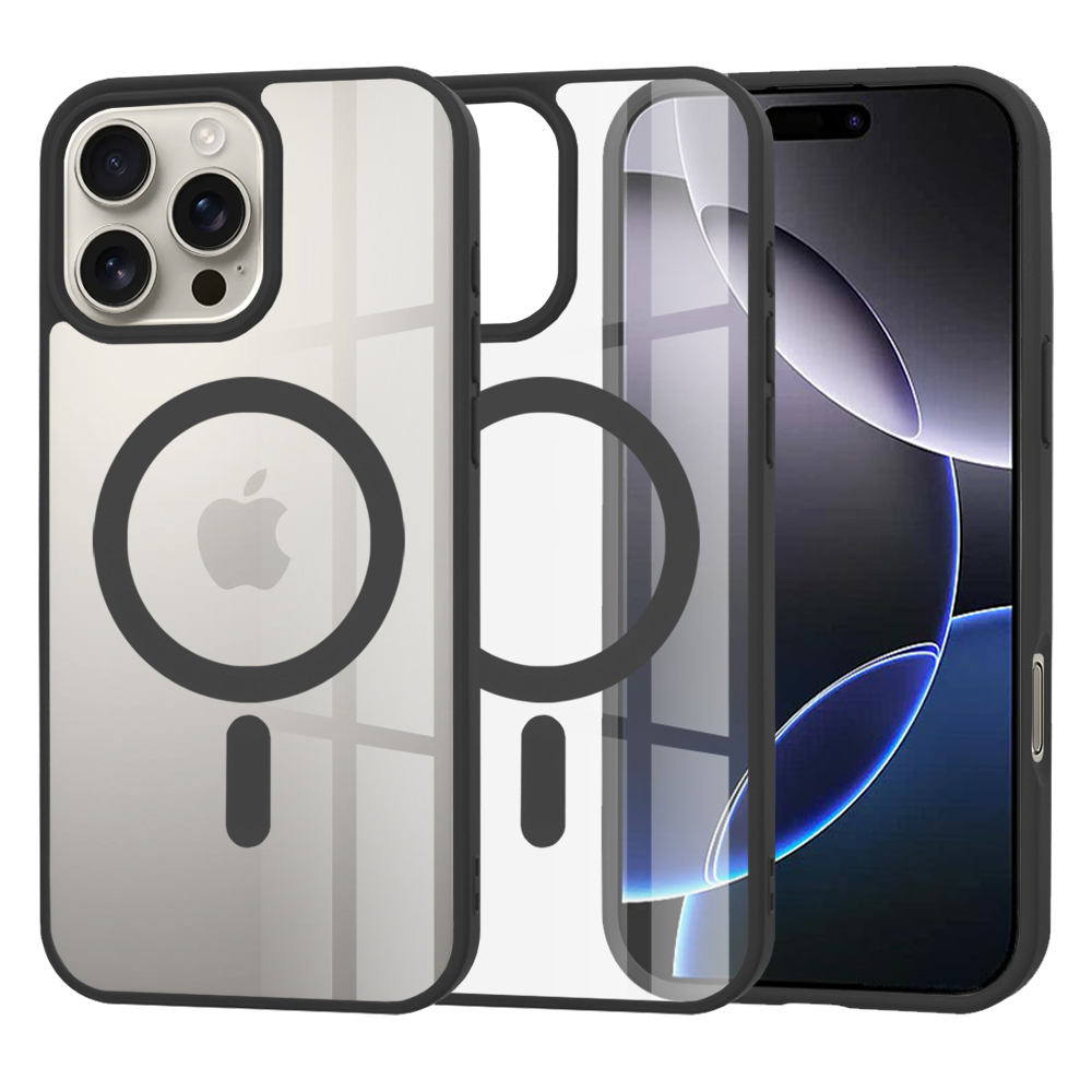 Techsuit MagSafe Pro iPhone 16 Pro Max Černá