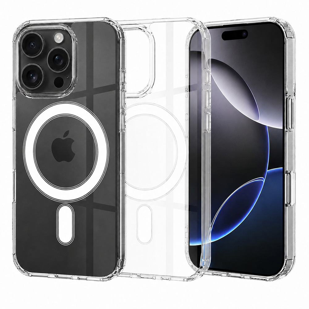 Techsuit MagSafe Pro iPhone 16 Pro Max Průhledný