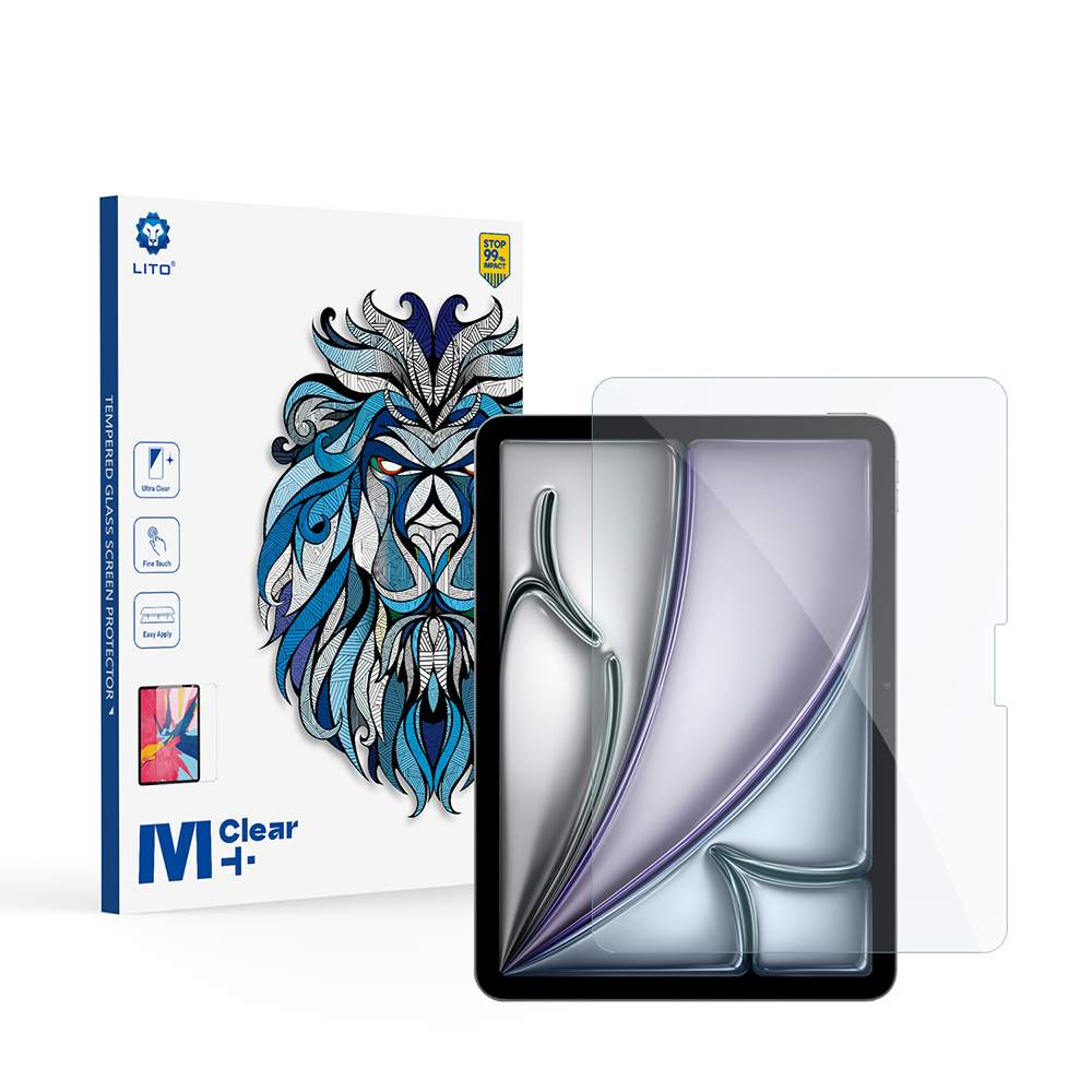Lito 2.5D Klasické Sklo iPad Air 11 (2024) Air 11 (2025) Průhledné
