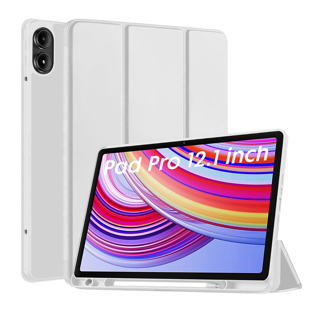Techsuit Flex Trifold s držákem pro Xiaomi Redmi Pad Pro Šedá