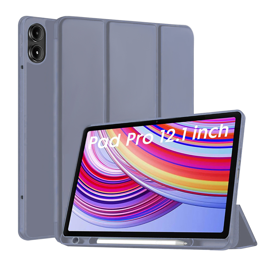 Techsuit Flex Trifold s držákem tužky Xiaomi Redmi Pad Pro Fialová