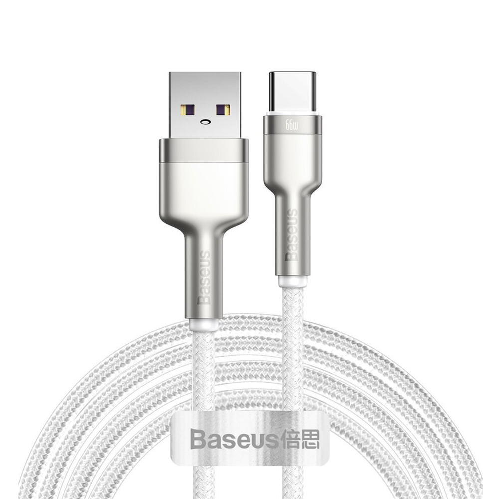 Baseus Kabel Cafule USB na Type-C 66W 2m Bílý