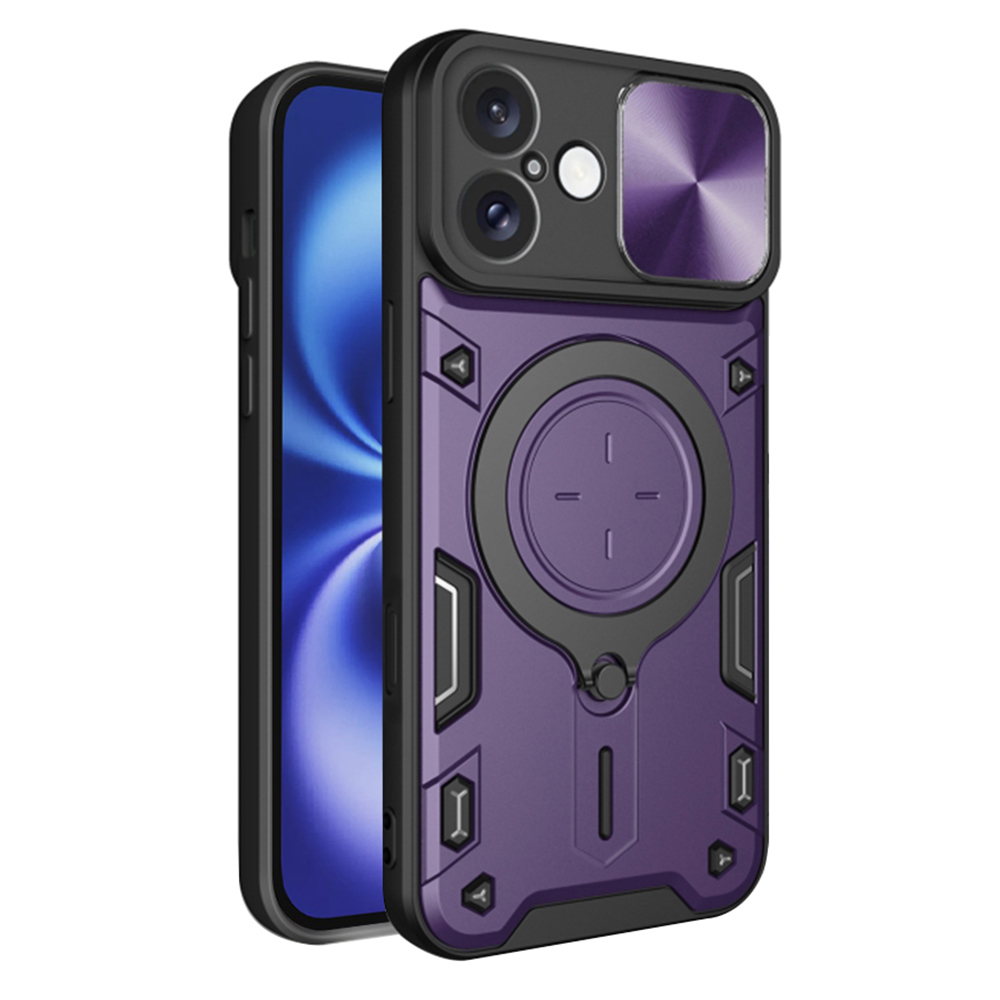 Techsuit CamGuard Pro iPhone 16 Fialová