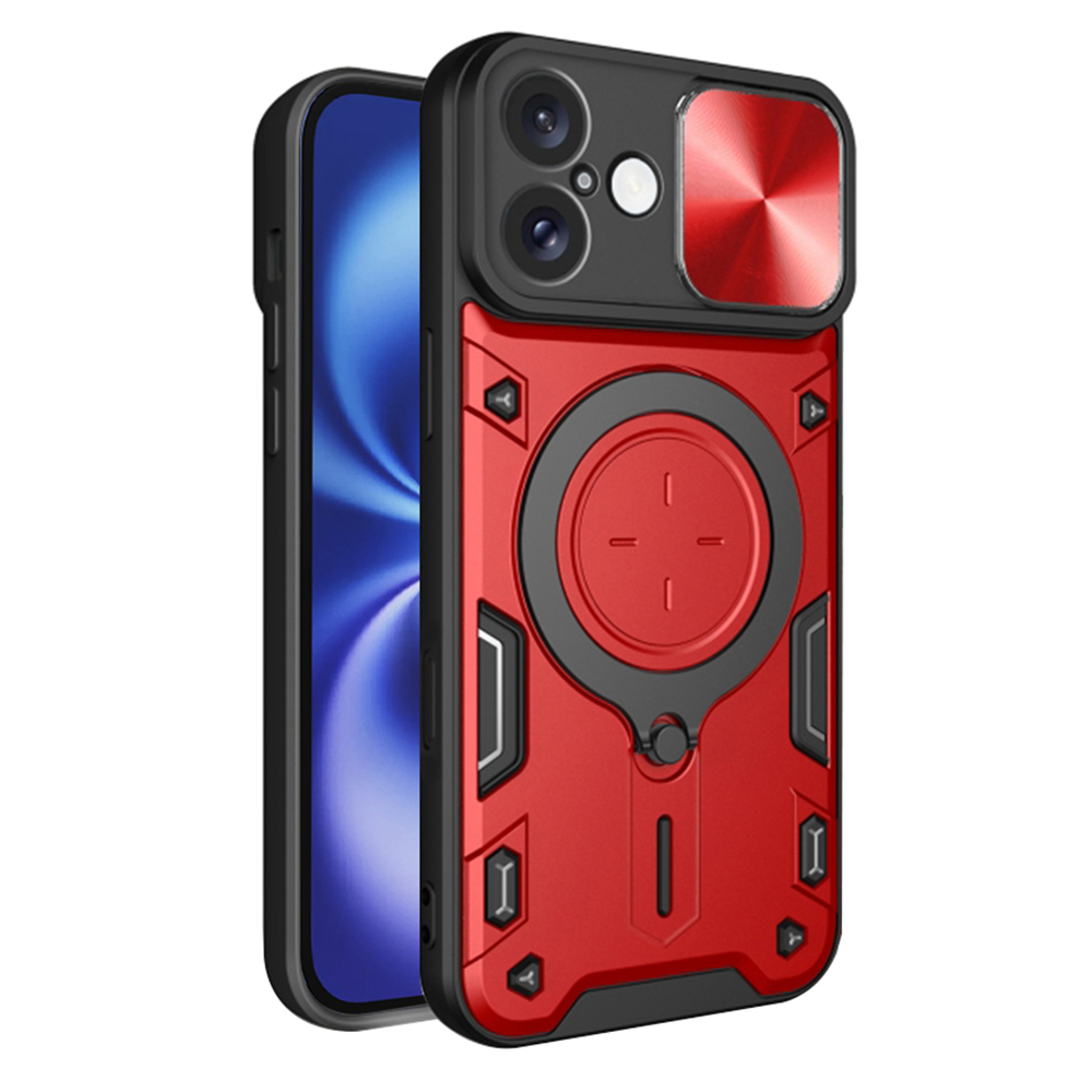 Techsuit CamGuard Pro iPhone 16 Červený