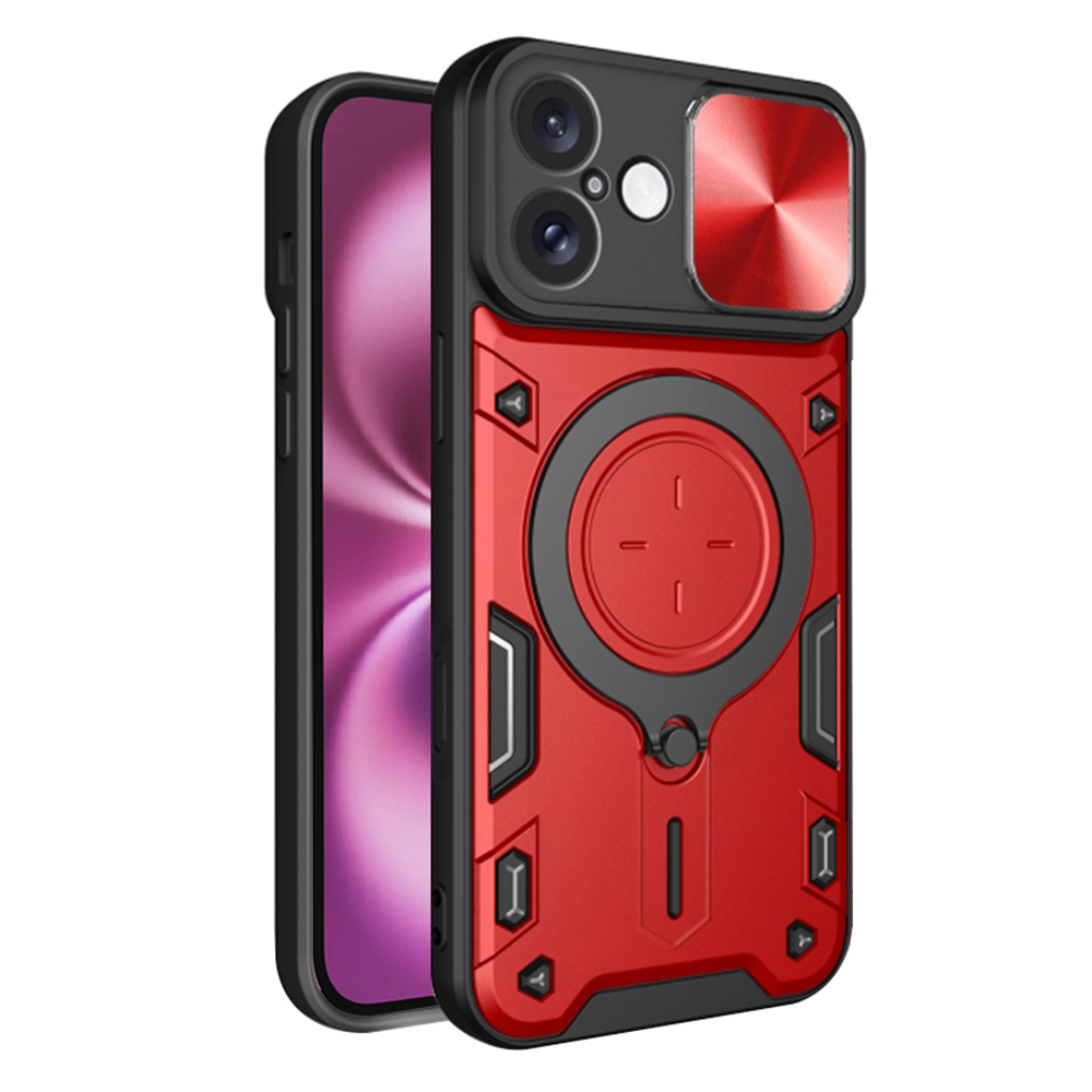 Techsuit CamGuard Pro iPhone 16 Plus Červený