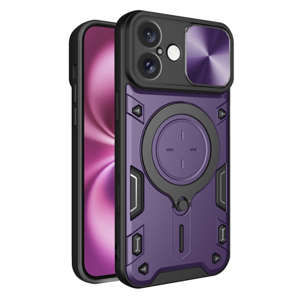 Techsuit CamGuard Pro iPhone 16 Plus Fialový