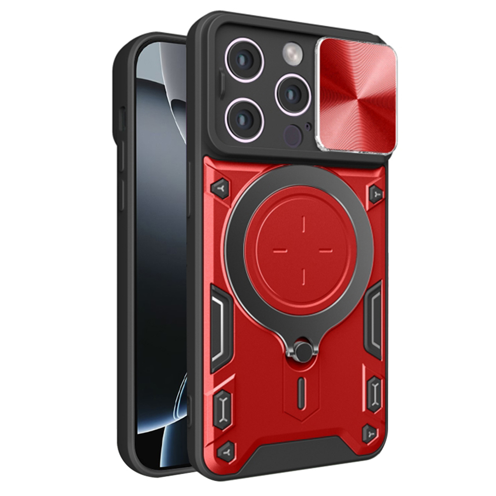 Techsuit CamGuard Pro iPhone 16 Pro Červený