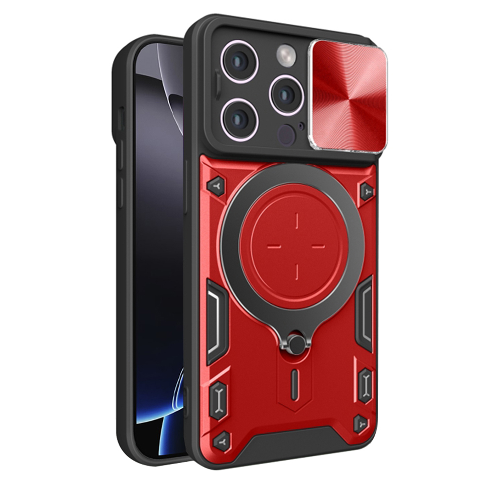 Techsuit CamGuard Pro iPhone 16 Pro Max Červená