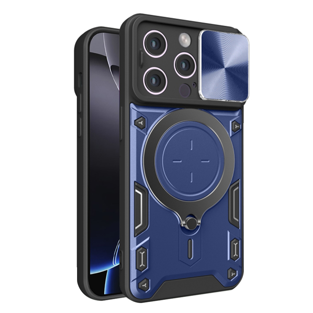 Techsuit CamGuard Pro iPhone 16 Pro Max Modrá
