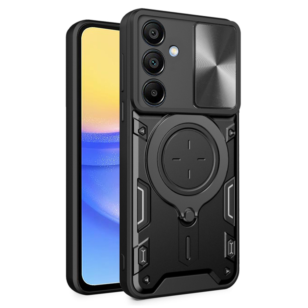 Techsuit Chránič kamery Pro Samsung Galaxy A15 4G A15 5G Černá