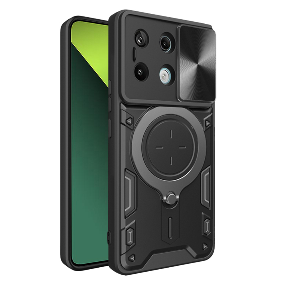 Techsuit Ochrana kamery Pro Xiaomi Redmi Note 13 Pro 5G Poco X6 Černá