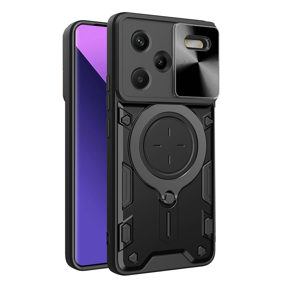 Techsuit CamGuard Pro obal Redmi Note 13 Pro+ 5G černý