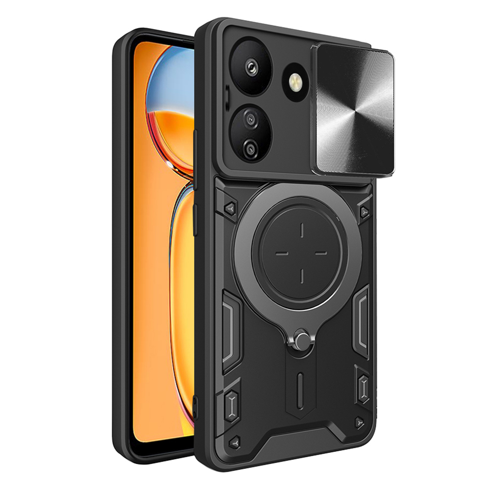 Techsuit CamGuard Pro Xiaomi Redmi 13C 4G Poco C65 Černá