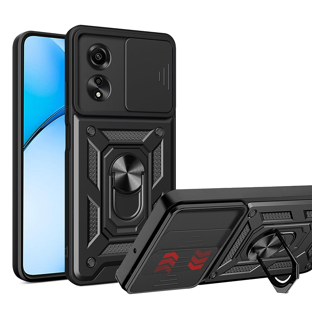 Techsuit Série CamShield Oppo A60 4G Černá
