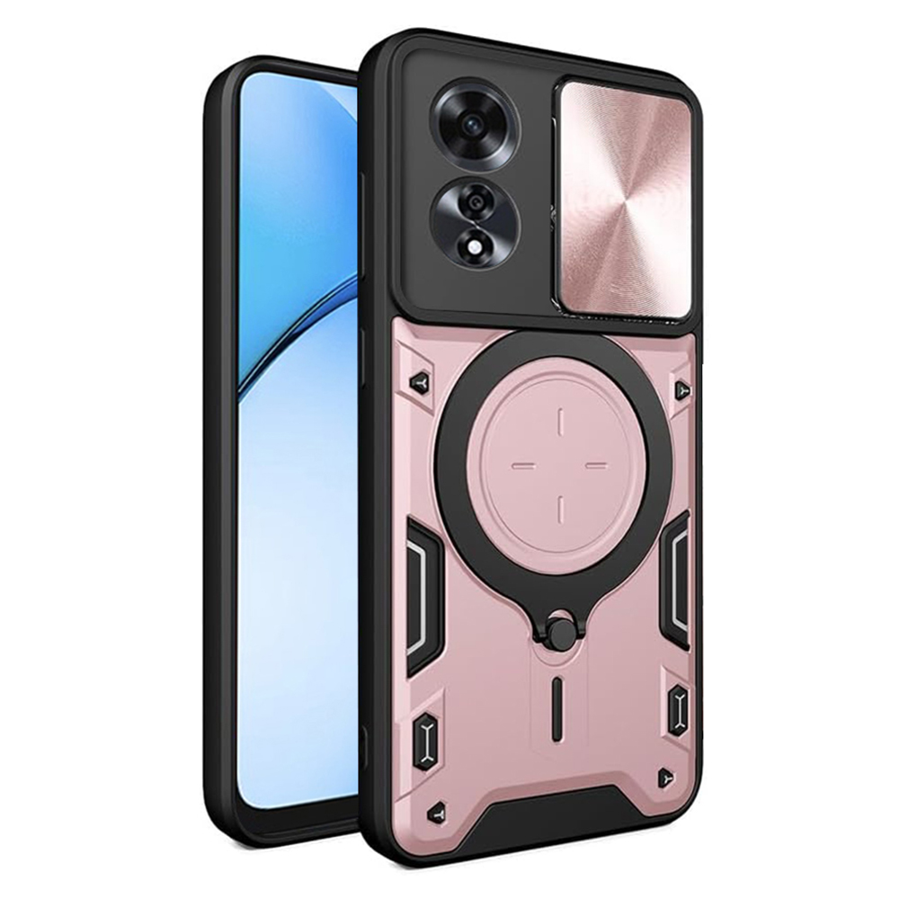 Techsuit CamGuard Pro Oppo A60 4G Růžovozlatý