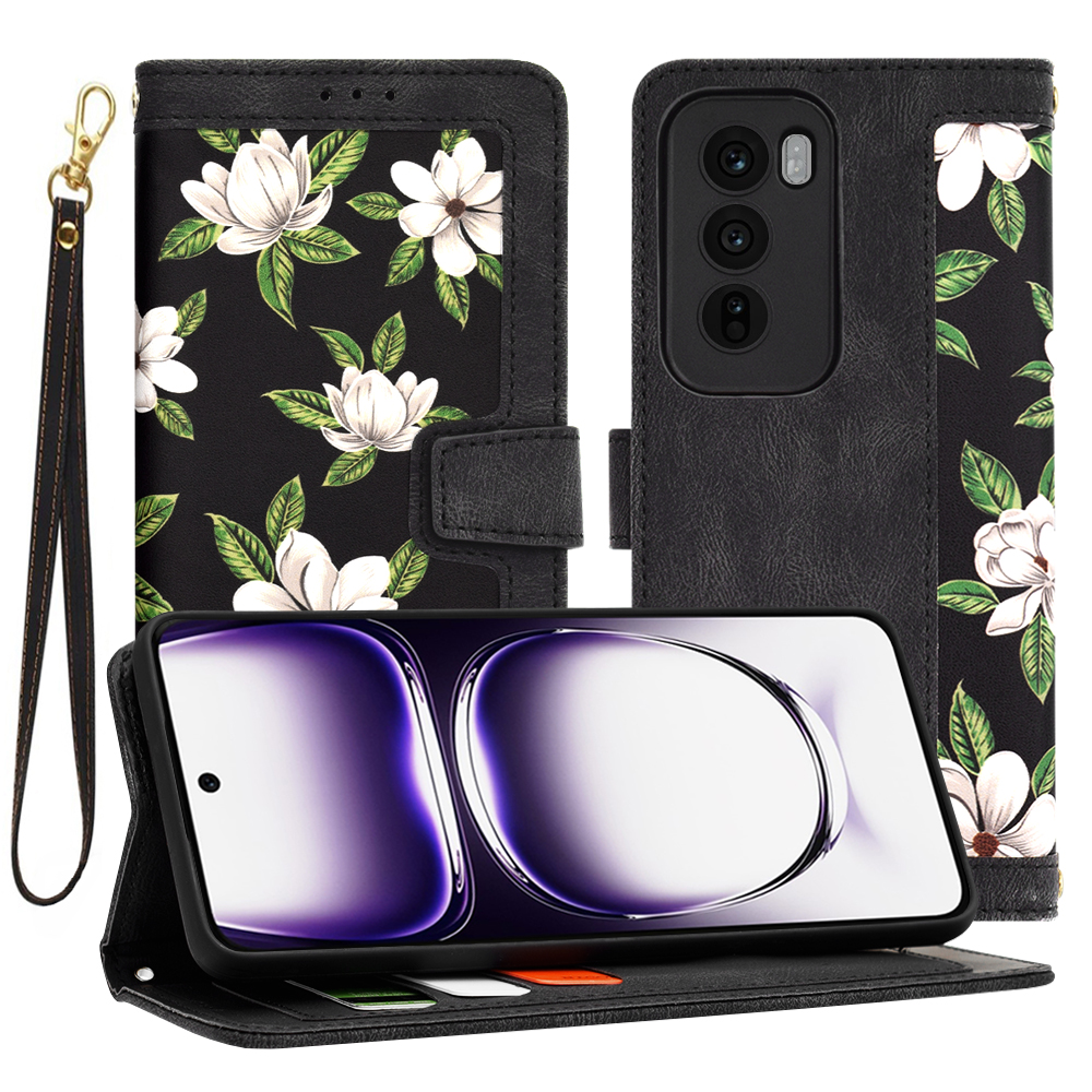 Techsuit FlipCraft Oppo Reno12 Květy úsvitu