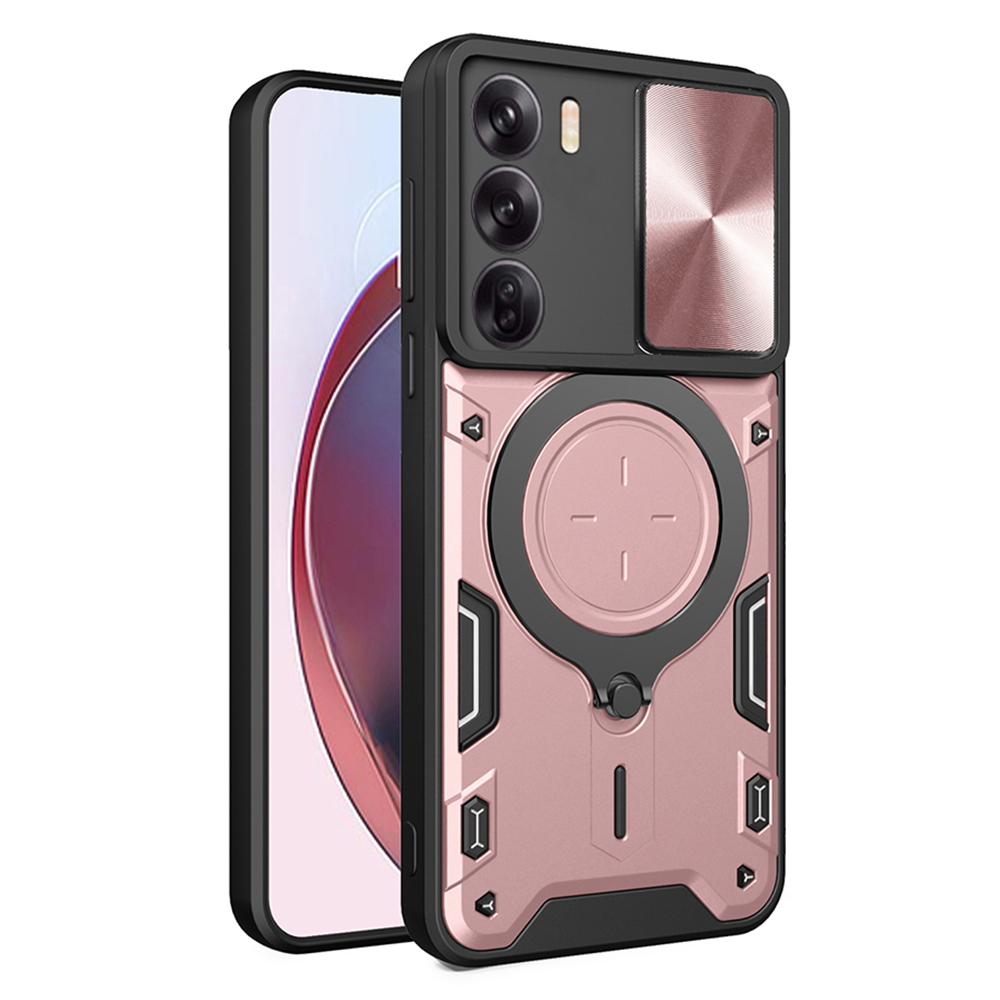 Techsuit CamGuard Pro kryt pro Oppo Reno12 Rose Gold