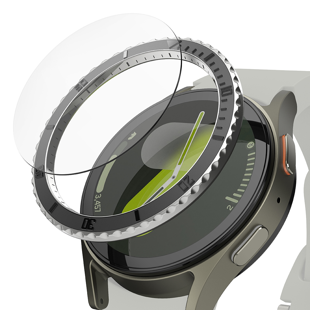 Ringke Prémiový Bezel Samsung Galaxy Watch7 40mm Black Pattern3