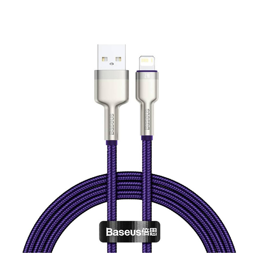 Baseus Cafule Series Metal USB to Lightning kabel 1m Purple