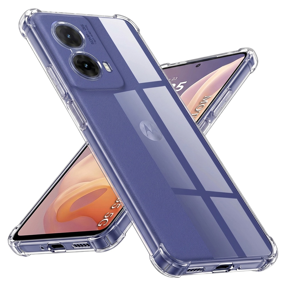 Techsuit silikonové odolné pouzdro Motorola Moto G85 čiré