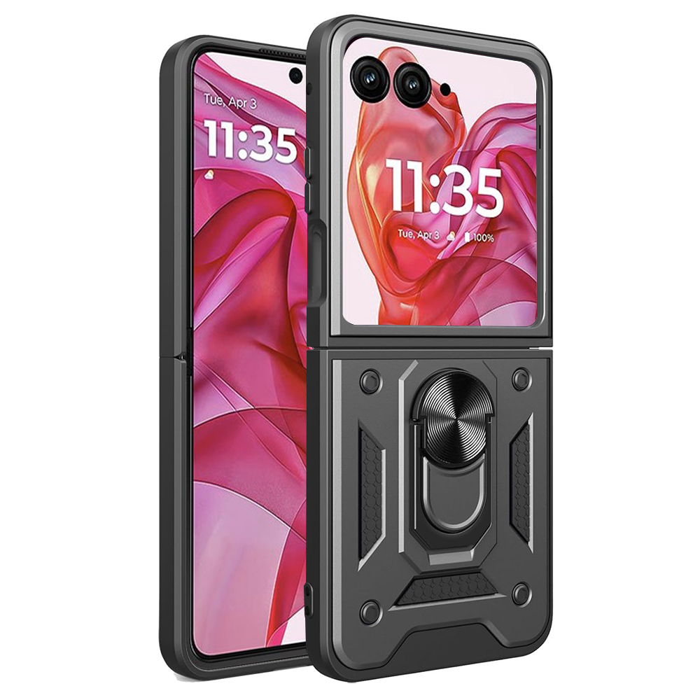 Techsuit CamShield Series kryt Motorola Razr 50 Ultra Black