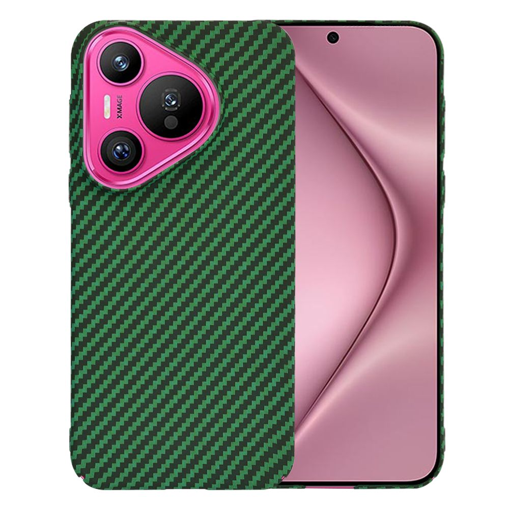 Techsuit Carbonite FiberShell kryt na Huawei Pura 70 zelený