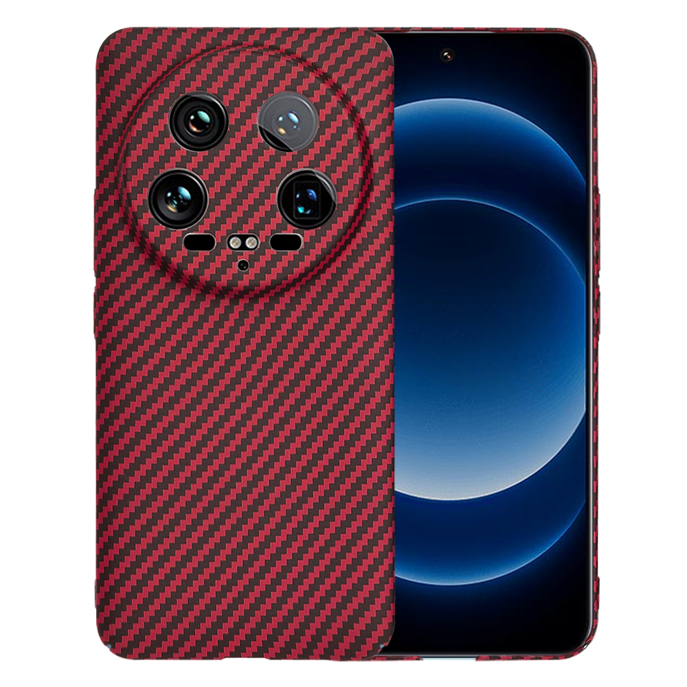 Techsuit Carbonite FiberShell pro Xiaomi 14 Ultra Červený