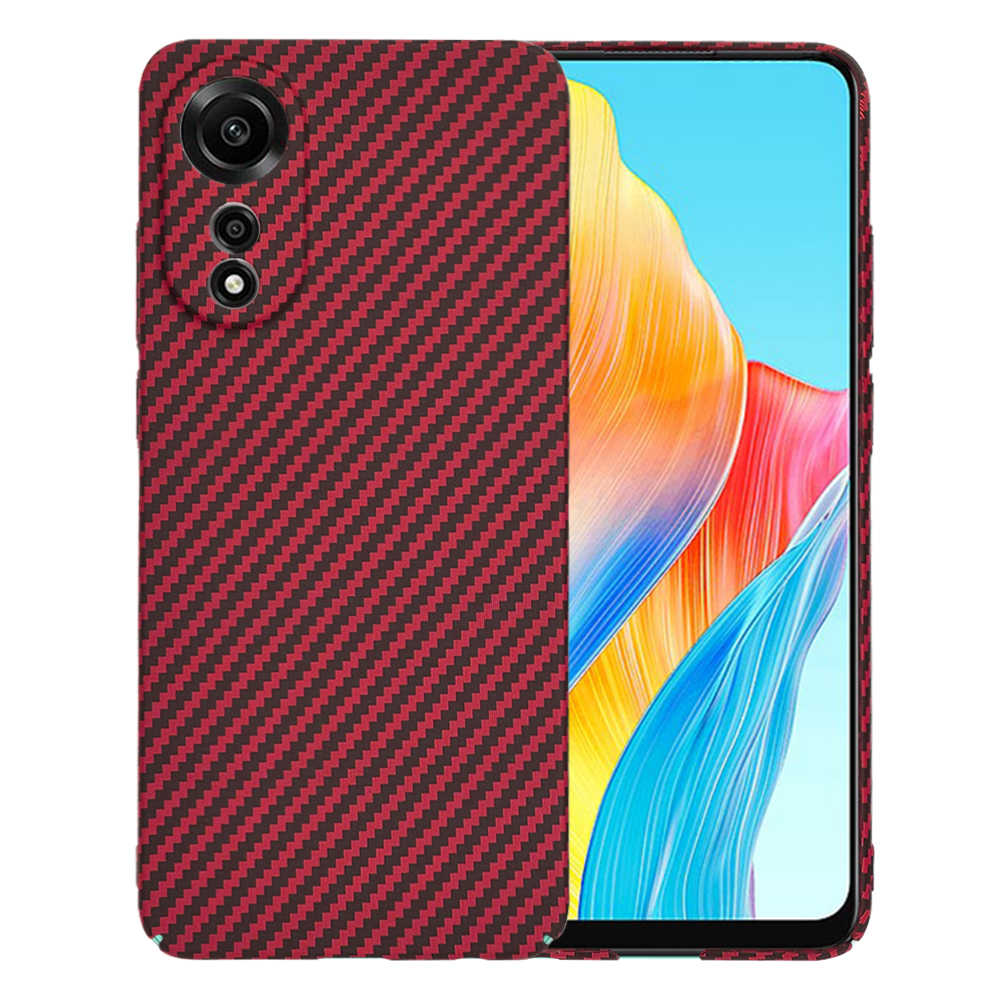 Pouzdro Techsuit Carbonite FiberShell Oppo A78 4G červené