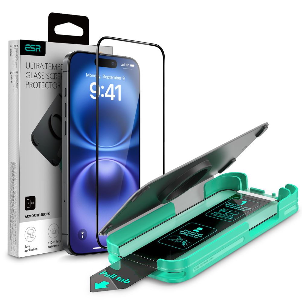 ESR Armorite ochranné sklo iPhone 16 černá