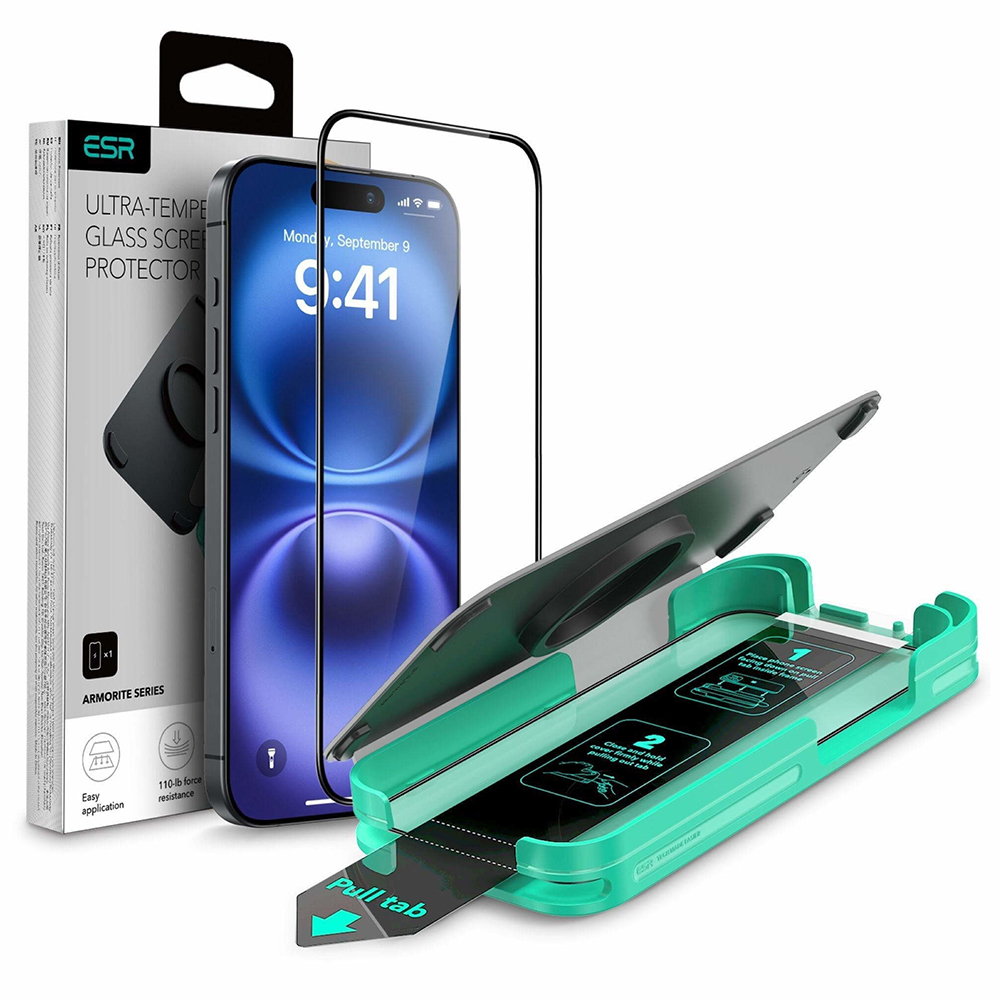 ESR Armorite ochranné sklo iPhone 16 Pro černé